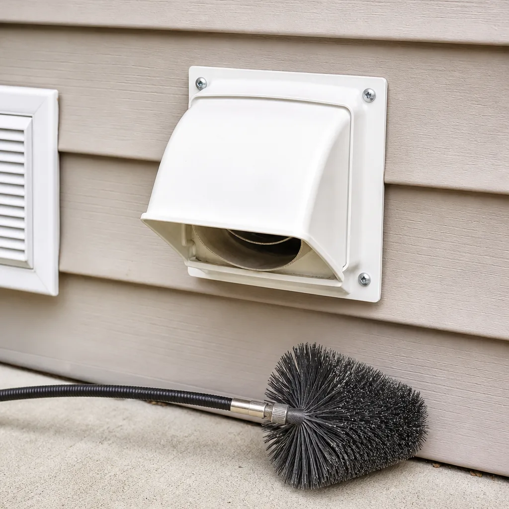 Dryer vent cleaning