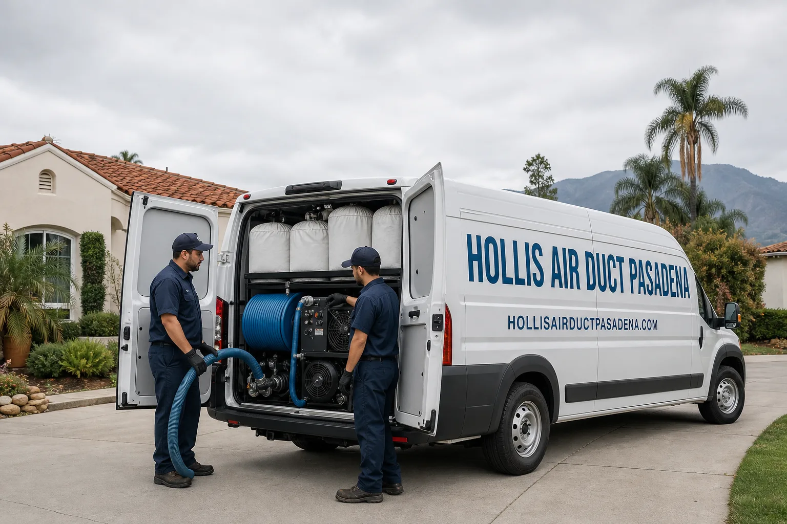 Hollis Air Duct Pasadena air duct cleaning team
